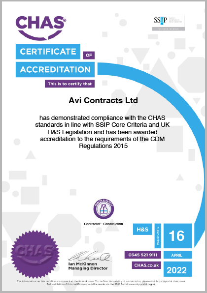 CHAS | Avi Contracts Ltd